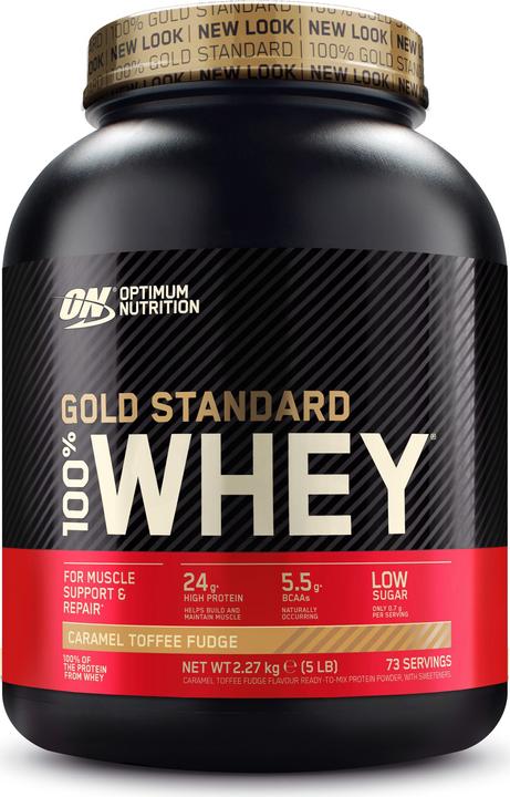 Produktbild Optimum Nutrition 100% Whey Gold Standard (Toffee, 1 Stk., 2273 g)