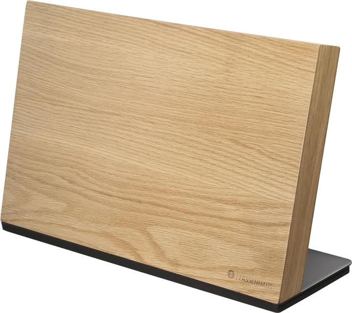 Produktbild Zassenhaus Magnet-Messerblock Studio Eiche bis 8 Messer 36x12.5x23 cm