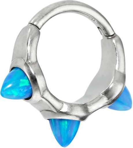 Actual product image Bijouteria Ear piercing (Synthetic Opal, Surgical steel 316L)