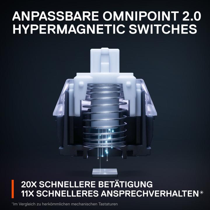 Produktbild SteelSeries Apex Pro 2023 (DE, Kabelgebunden, Kabellos)