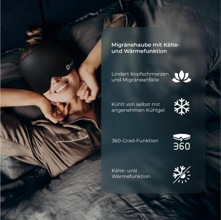 Image du produit Quick Aid Coiffe pour maux de tête et migraines (auto-refroidissement) avec fonction de refroidissement et de (1 x, 1053 ml, 592 g)