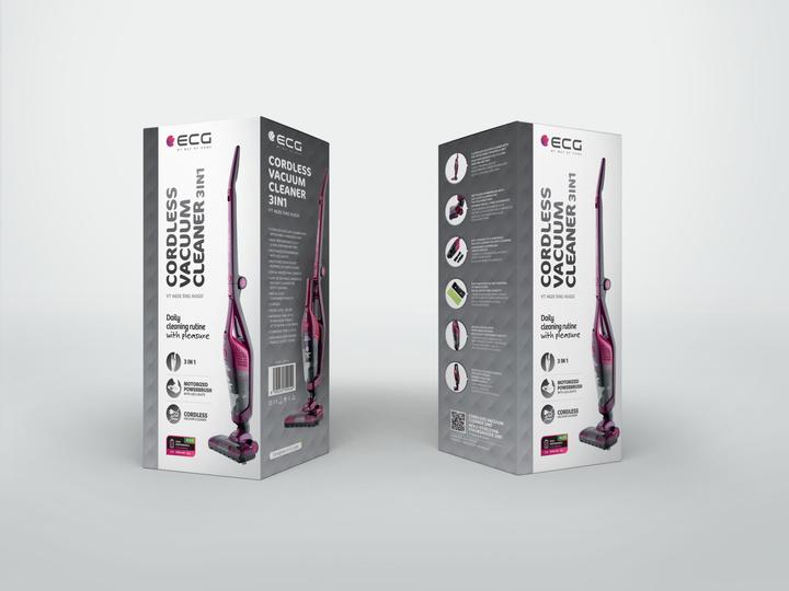 Produktbild ECG VT 4620 3in1 Hugo Stick vacuum cleaner, Up to 60 minutes run time per charge