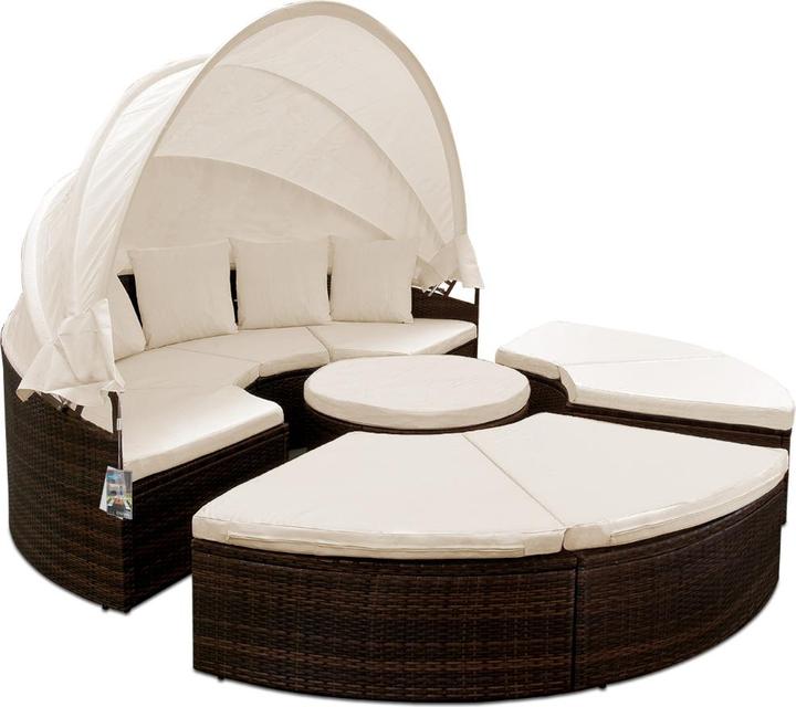 Produktbild Casaria Poly Rattan Sonneninsel (230 cm)