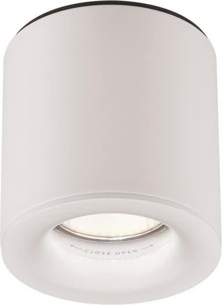 Actual product image Helestra Surface mounted downlight NOG 15/2129.07 GU10 max 6W IP65 80x85mm matt white