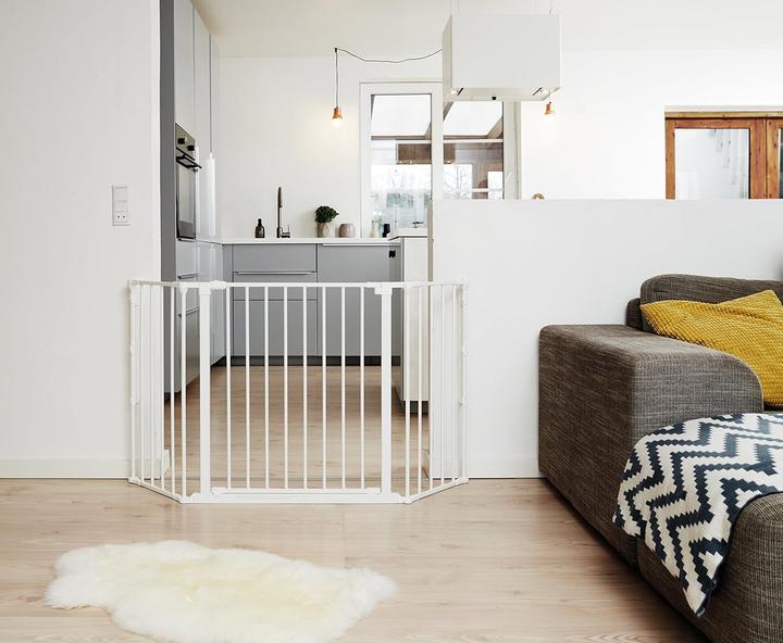 Image du produit Baby Dan Barrière de sécurité Flex M, 90 - 146 cm, blanche (90 cm)