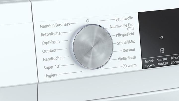 Actual product image Siemens WQ 33 G2 DG0 Heat Pump Dryer A+++ 8kg white (8 kg, Right)