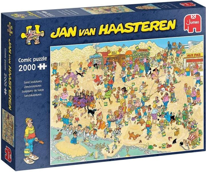 Actual product image Jumbo Jan van Haasteren Puzzle - Sand Sculptures, 2000 pieces (2000 pieces)