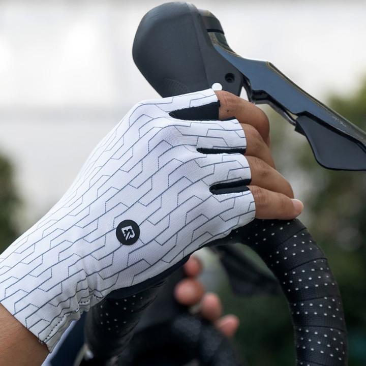 Produktbild Rockbros Road Cycling Gloves Size: S - Black and White (S)