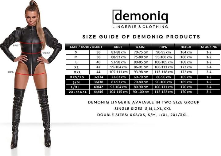 Actual product image Demoniq Faux Leather Ladies Shorts "BRAgostina001 (XXL)