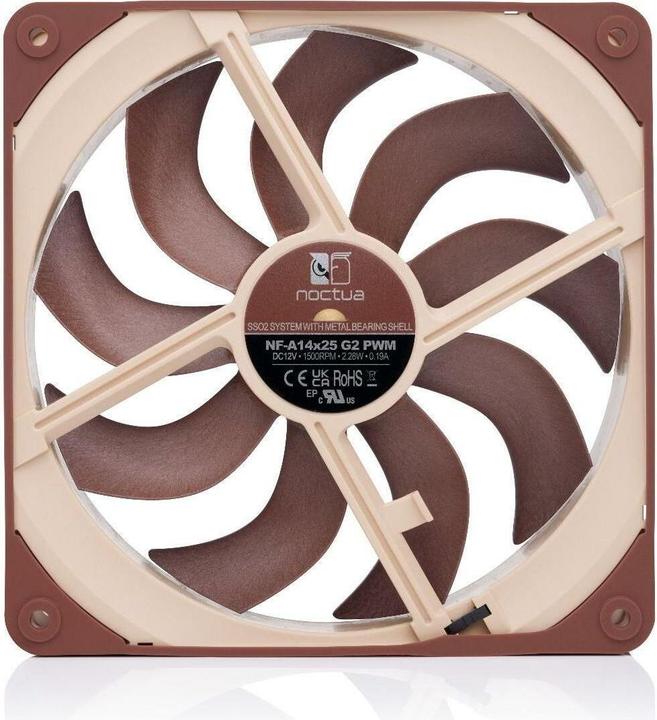 Image du produit Noctua NF-A14x25 G2 PWM (140 mm, 1 x)