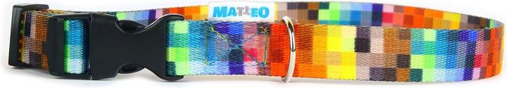 Immagine prodotto Matteo Collare in plastica con fibbia Pixele 24-40 cm - Collare per cani (Cane)