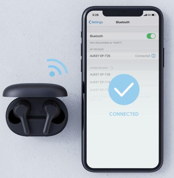 Produktbild Aukey EP-T25 (5 h, Kabellos)