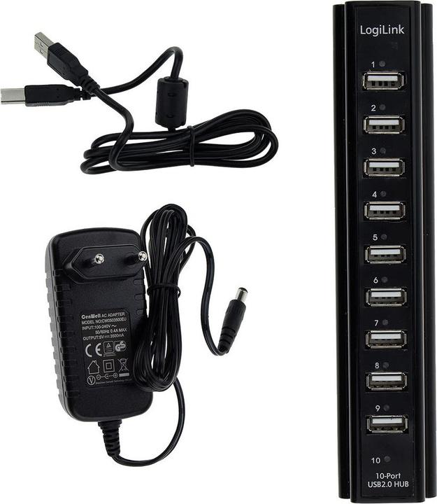 Immagine prodotto LogiLink UA0096 (USB-A, 10 Porti)