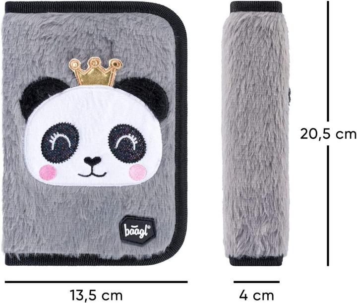 Actual product image Baagl School bag set, 3-piece, Panda New (18 l)