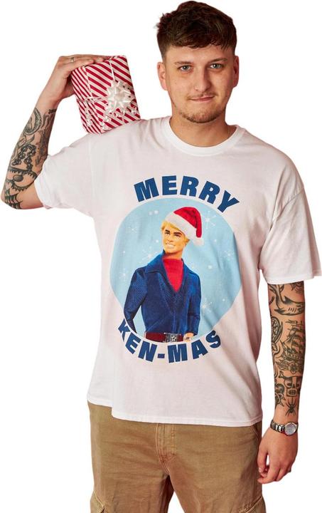 Immagine prodotto Barbie Merry Kenmas Maglietta Uomo (L)