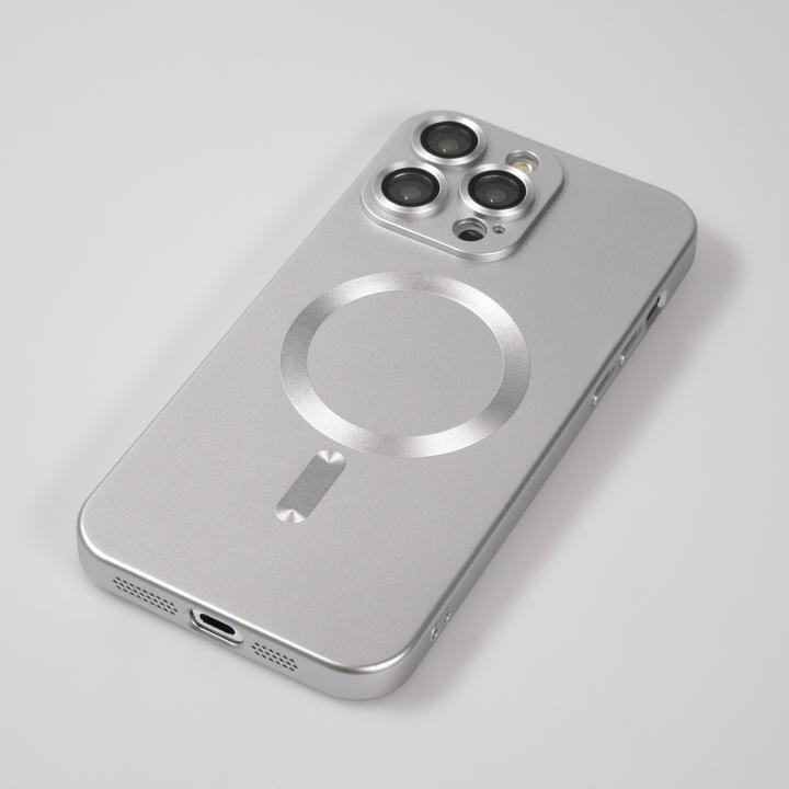 Actual product image PhoneLook Coque Gel souple avec vitre de protection caméra MagSafe (Apple iPhone 15 Pro Max)