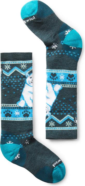 Produktbild Smartwool Kids' Wintersport Full Cushion Polar Bear Pattern OTC Socks (29 - 32)
