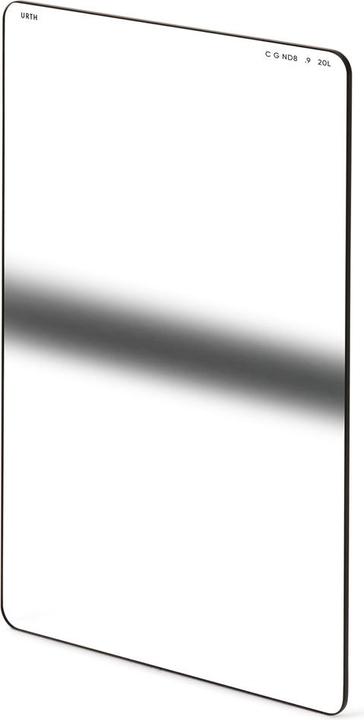 Actual product image Urth 100 x 150mm Centre Graduated ND8 (3 Stop) Filter (Plus+) (Graduated neutral density filter)