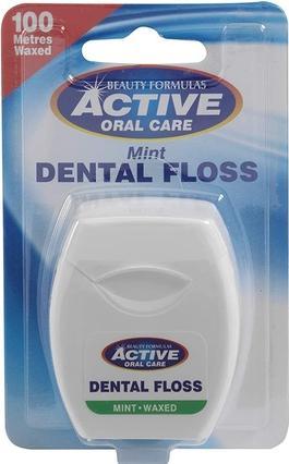 Image du produit Beauty Formulas Active Oral Care - Floss dentaire Menthe cirée 100 (100 m)