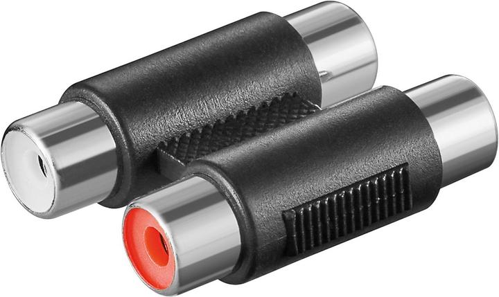 Goobay Cinch zweifach Adapter 2x Buchse zu 2x Buchse