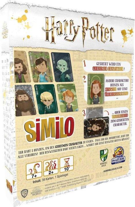 Actual product image HR048 - Similo - Harry Potter, card game, for 2 and more players (DE edition) (German)