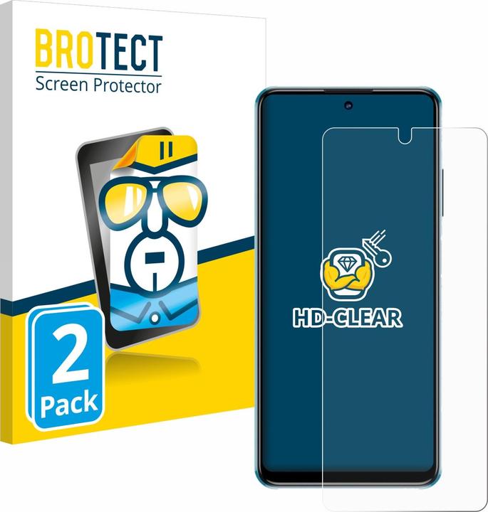 Productafbeelding BROTECT Schermbeschermer Clear (2 Stuk, ZTE Blade V30)