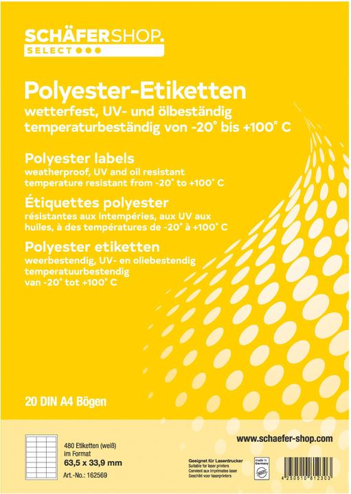 Produktbild Schäfer Shop Wetterfeste Etiketten