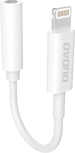 Produktbild Dudao Audio Adapter L16i Lightning to Mini Jack 3.5mm (white) (Lightning, 3.5mm Klinke)