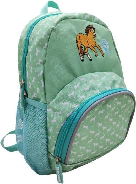 Donau Kinderrucksack Pferd grün