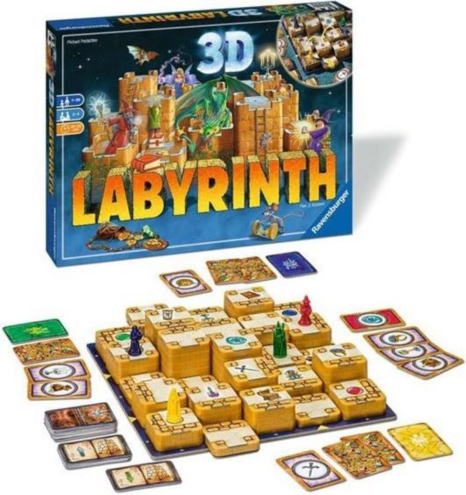 Actual product image Ravensburger The Crazy Labyrinth (German, French, Italian, English)