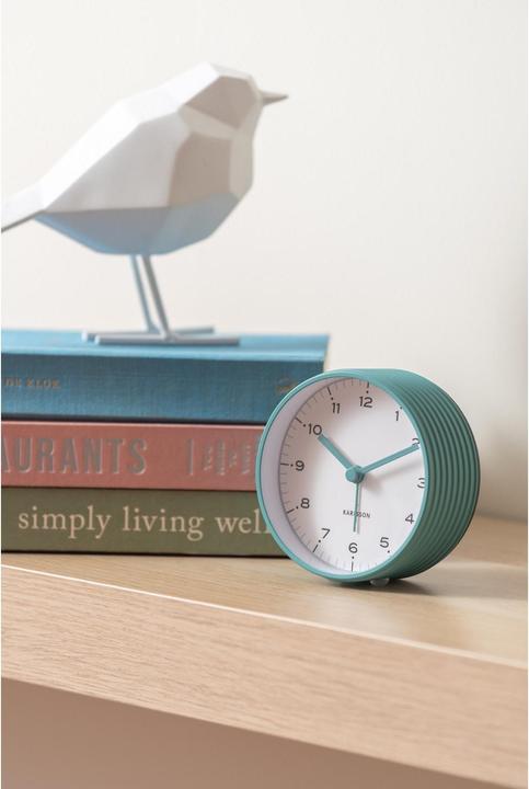 Actual product image Karlsson Classic alarm clock Circus Rings Turquoise blue