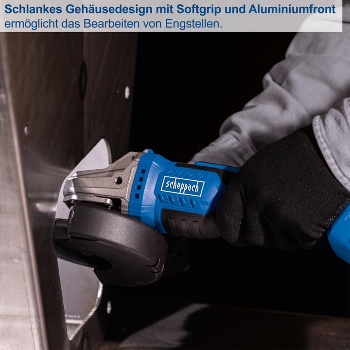 Immagine prodotto Scheppach Akku-Winkelschleifer BC-AG125-X (125 mm)