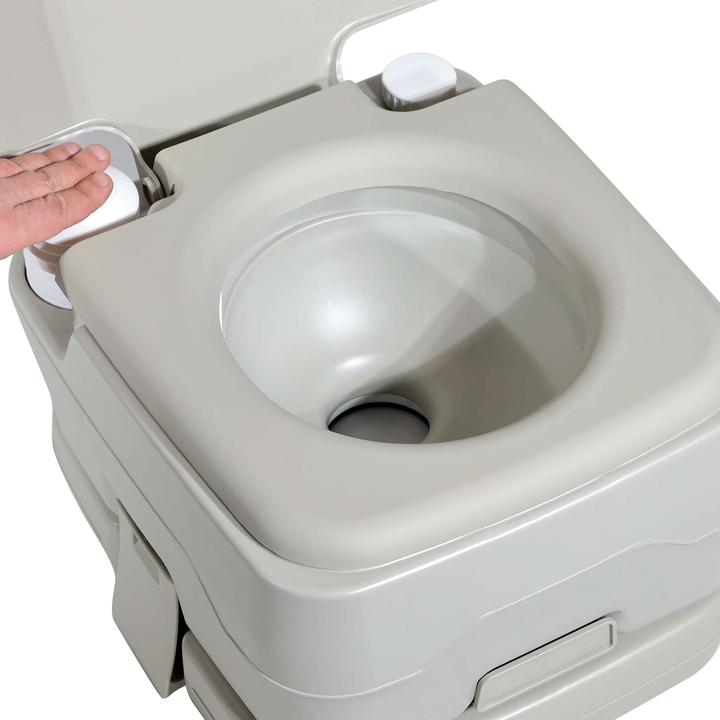 Produktbild Wiltec mobile Campingtoilette 10l Camping Toilette Camping WC Pumpe Campingklo