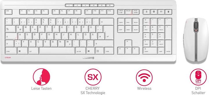 Actual product image CHERRY Stream Desktop (DE, Wireless)
