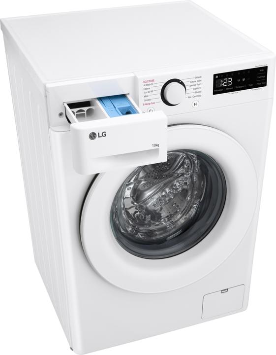 Produktbild LG F4R3010NSWW Waschmaschine 10kg AI DD, Klasse A-10%, 1400 U/min, Dampfwäsche (10 kg, Links)