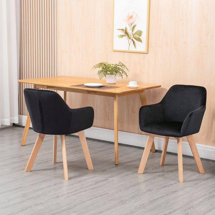 Image du produit Swisshandel24 Chaises de cuisine (lot de 2)