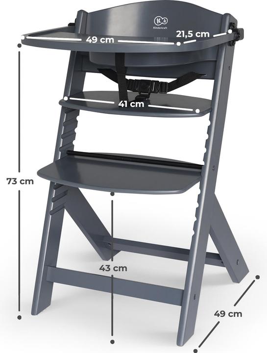 Actual product image KinderKraft Enock (Highchair)