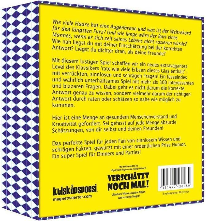 Image du produit Sujet de conversation : Estimez encore! (Allemand)