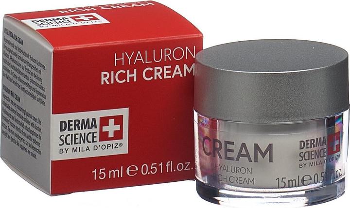 Produktbild Derma Science Hyaluron Rich Cream Creme (15 ml, 24h Creme)