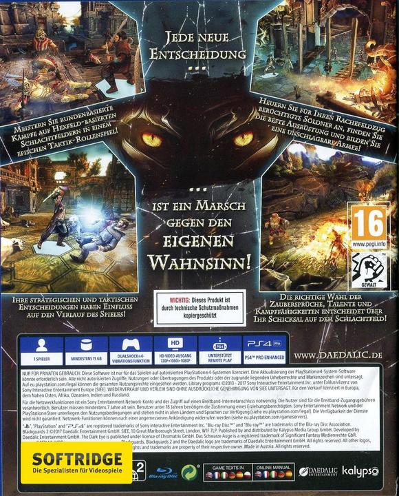 Actual product image Blackguards 2 (PS4, Multilingual)