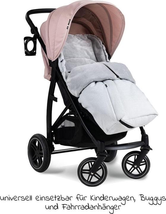 Actual product image Hauck Pushchair Footmuff Winter Grey