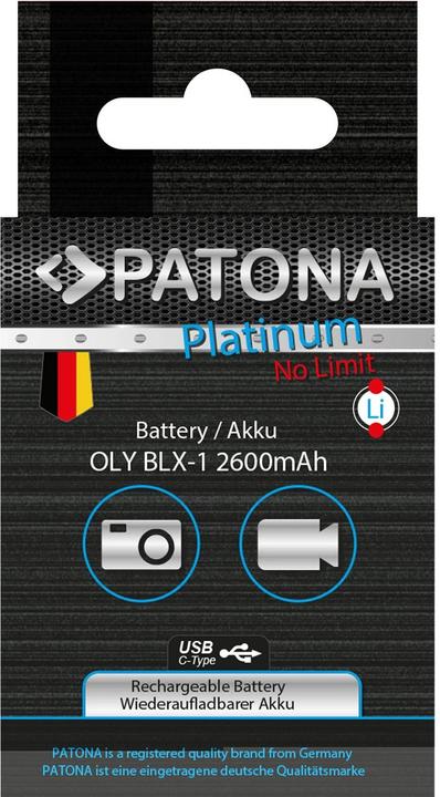 Immagine prodotto Patona Batteria Platinum BLX-1 USB-C (Accumulatore di carica elettrica)