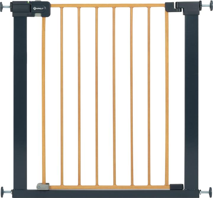 Safety 1st - SF1 Easy Close - Metal Wood Effect - 73-80cm, extendable to 136cm (73 cm)