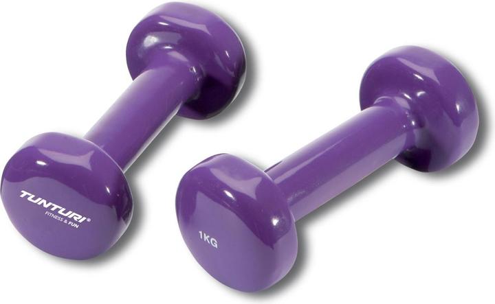 Immagine prodotto Tunturi Vinyl Kurzhanteln (2 x 1 kg)