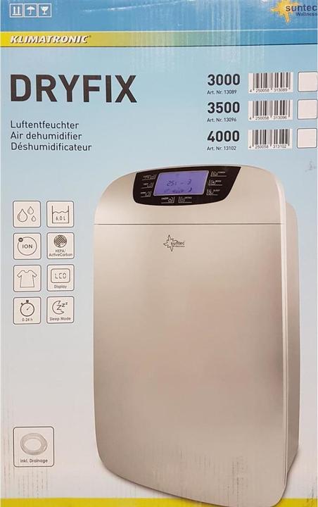 Suntec Wellness 13102 DryFix 4000 Déshumidificateur d'air (30 m²)