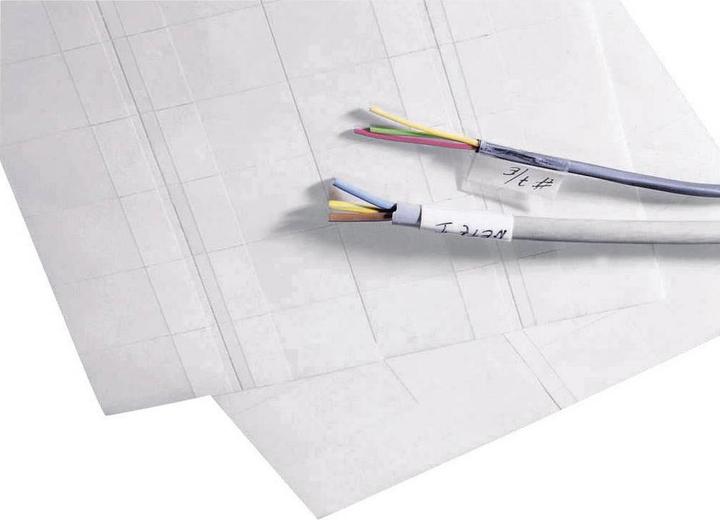 Actual product image TE Connectivity Cable markers, self-adhesive with protective laminate