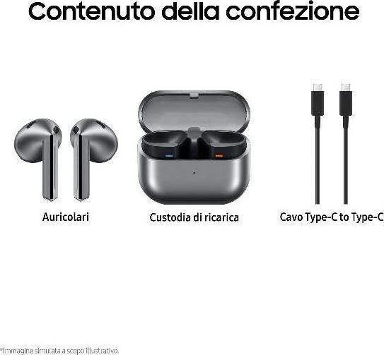 Immagine prodotto Samsung Galaxy Buds3 (ANC, 6 h, Senza fili)