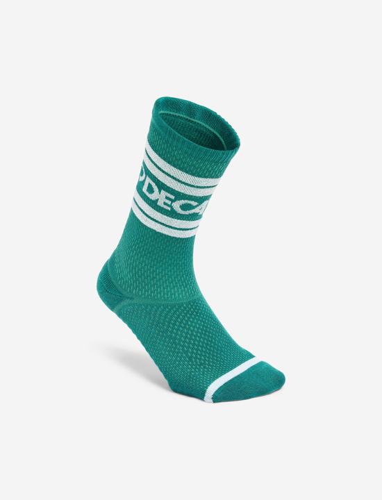 Image du produit Decathlon Chaussettes mid calf, vert et blanc, lot de 2 (39, 42)