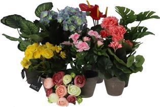 Image du produit Mica Fleur artificielle Cyclamen Cyclame Ø 30 H 30 cm rose (30 cm)