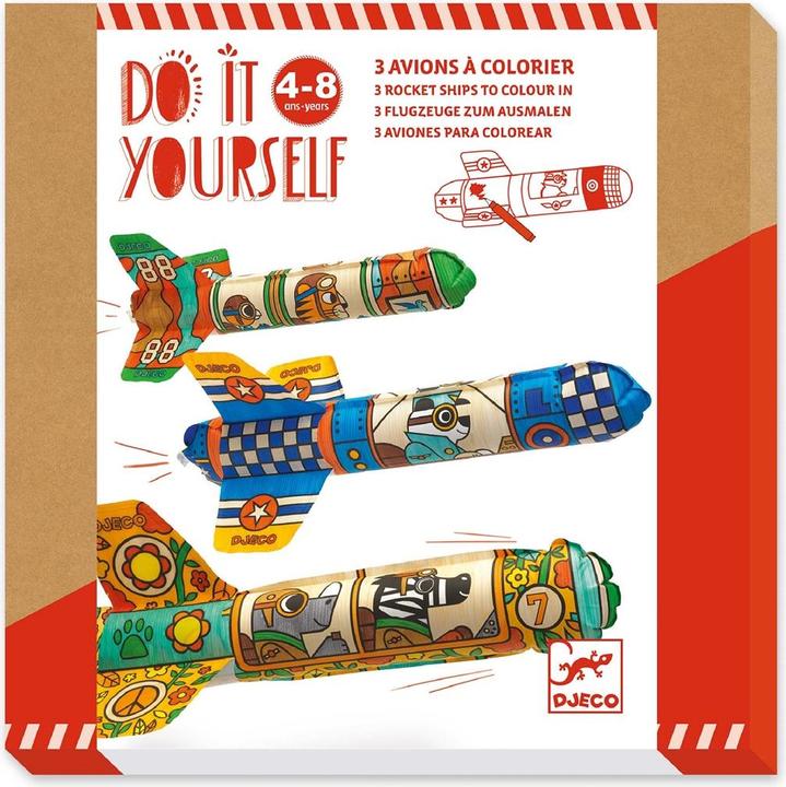 Actual product image Djeco Airman for coloring